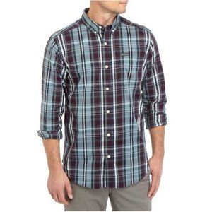 Columbia Plaid Rapid Rivers blue plaid Shirt Size S